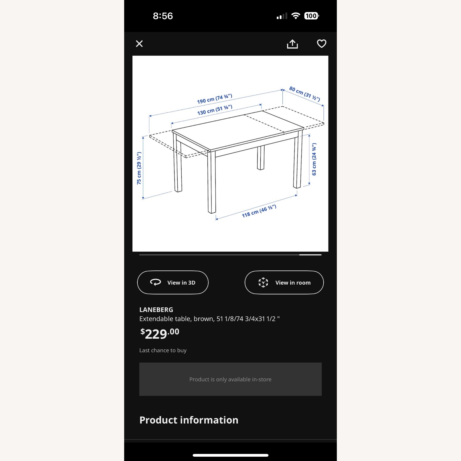 IKEA Ekedalen Extendable Dining Table, Chairs and Bench - image-7