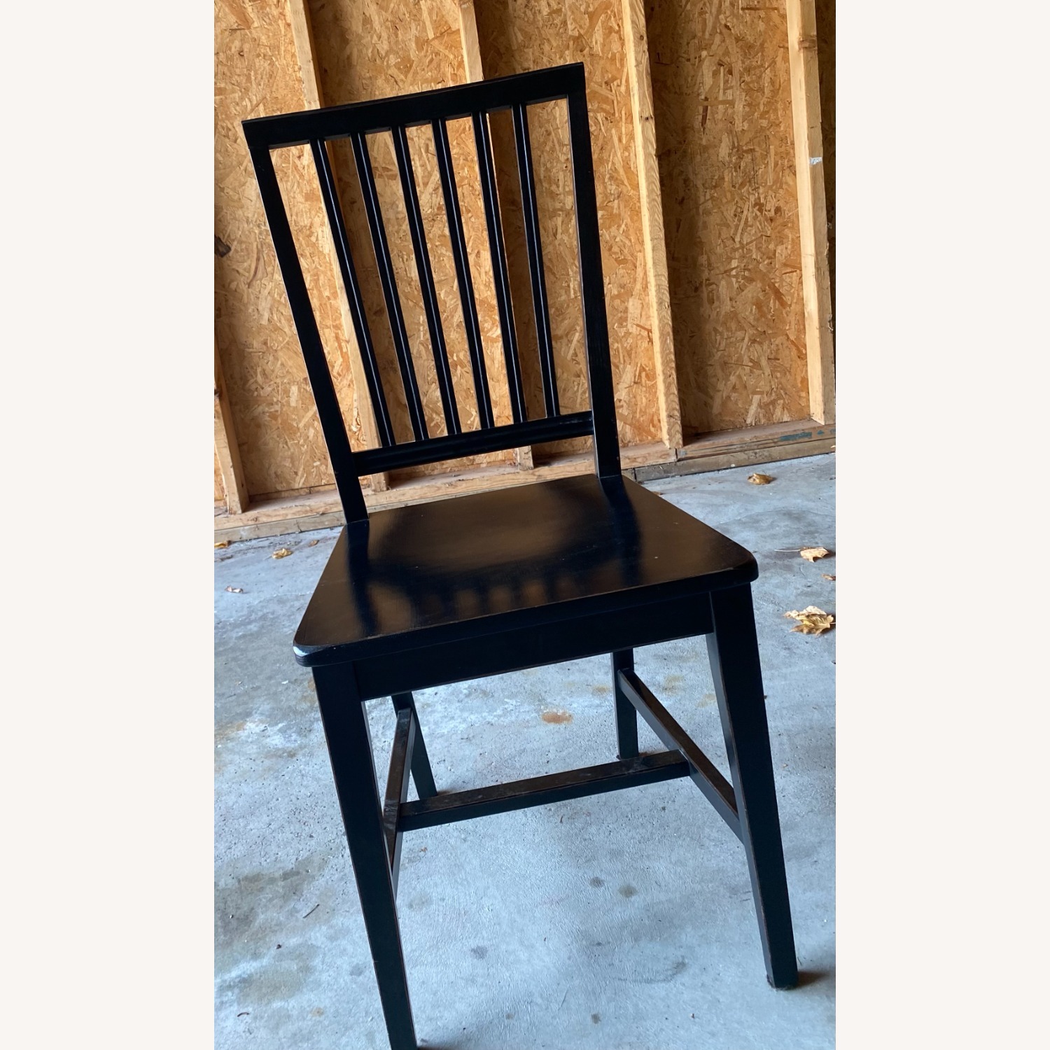 Crate & Barrel Distressed Wood Chairs - image-2