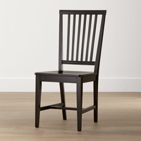Crate & Barrel Distressed Wood Chairs