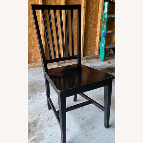 Used Crate & Barrel Distressed Wood Chairs for sale on AptDeco