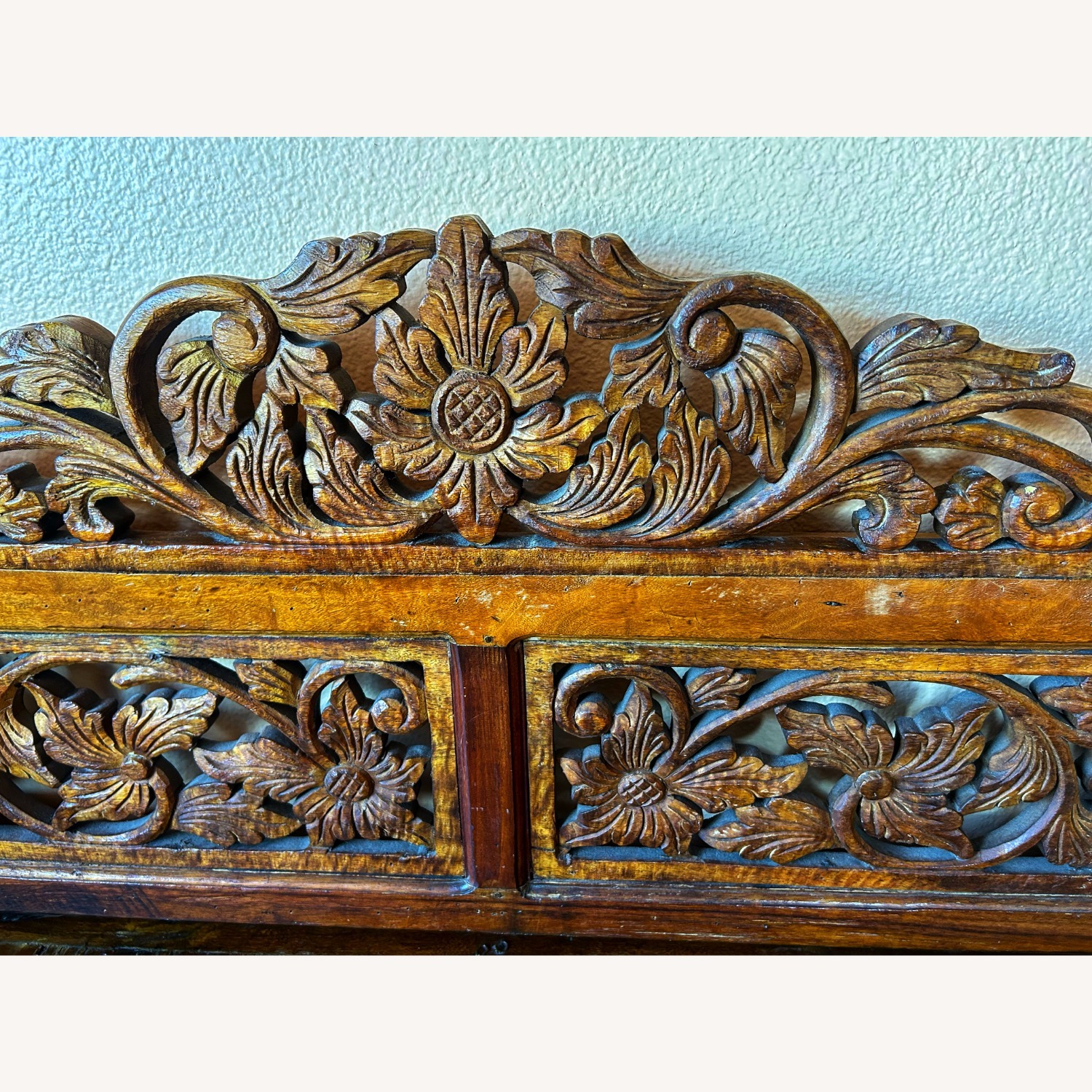 Bali Carved Wood Sofa / Couch / Daybed - image-7