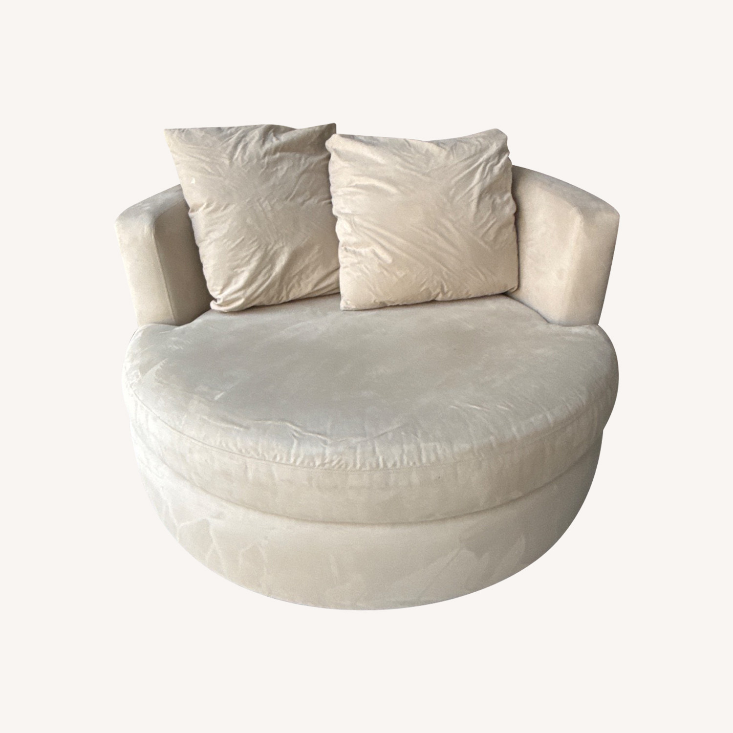 Pottery Barn Balboa Grand Swivel Chair - image-6