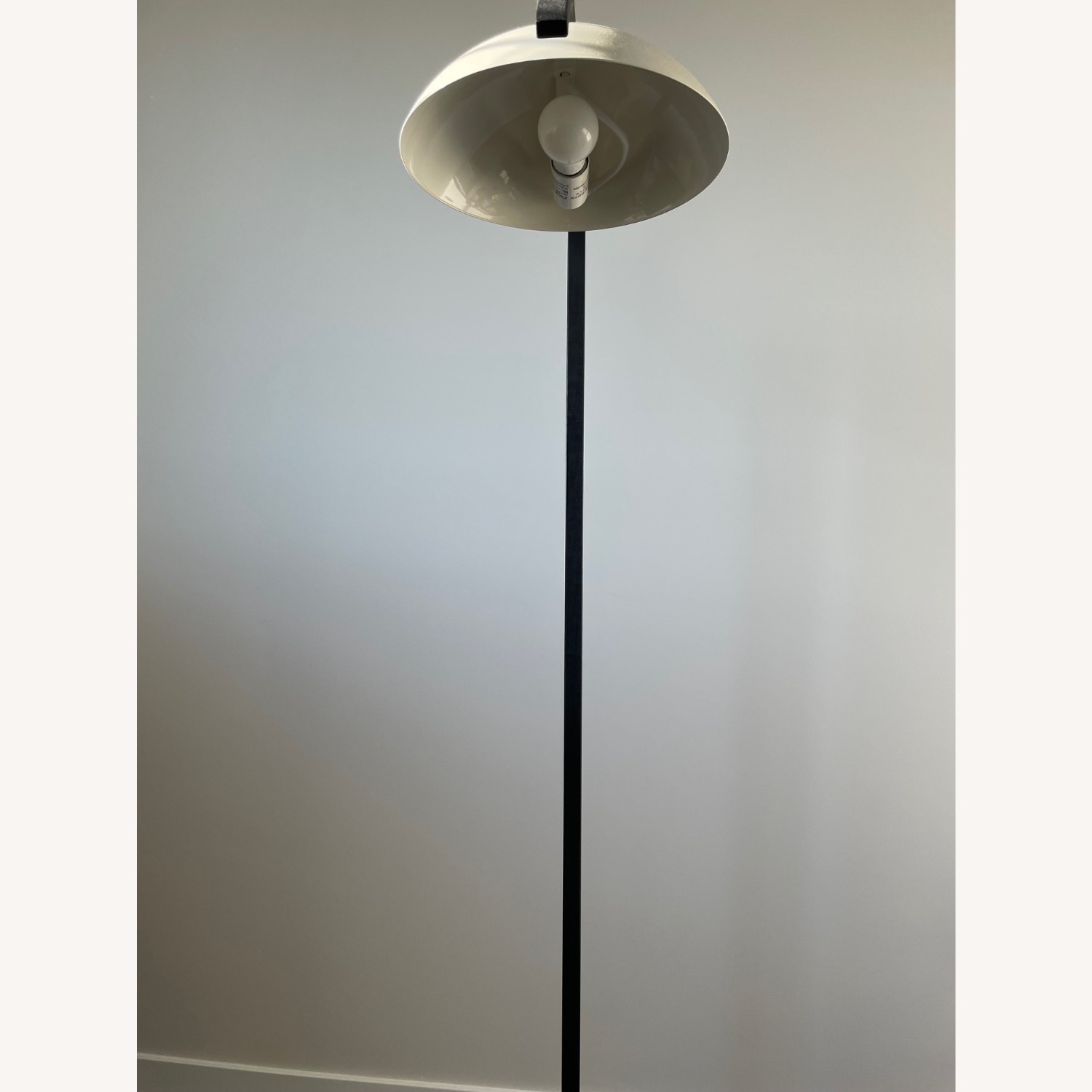 CB2 Belgrave Black Marble White Globe Floor Lamp - image-4