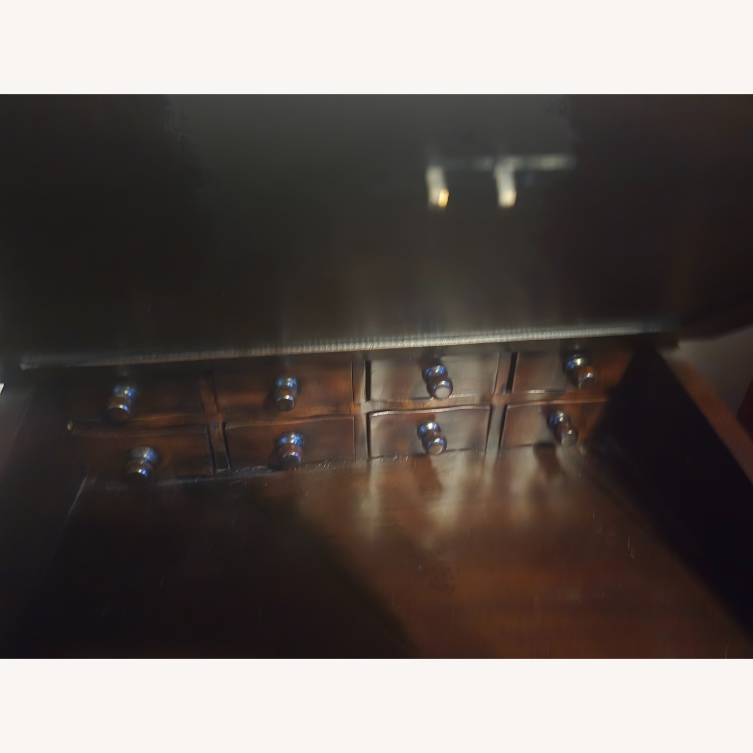 Dark Brown Solid Wood Davenport Desk - image-5