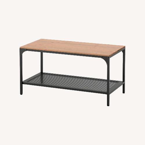 Used IKEA Fjallbo Dark Brown Wood Coffee Table for sale on AptDeco