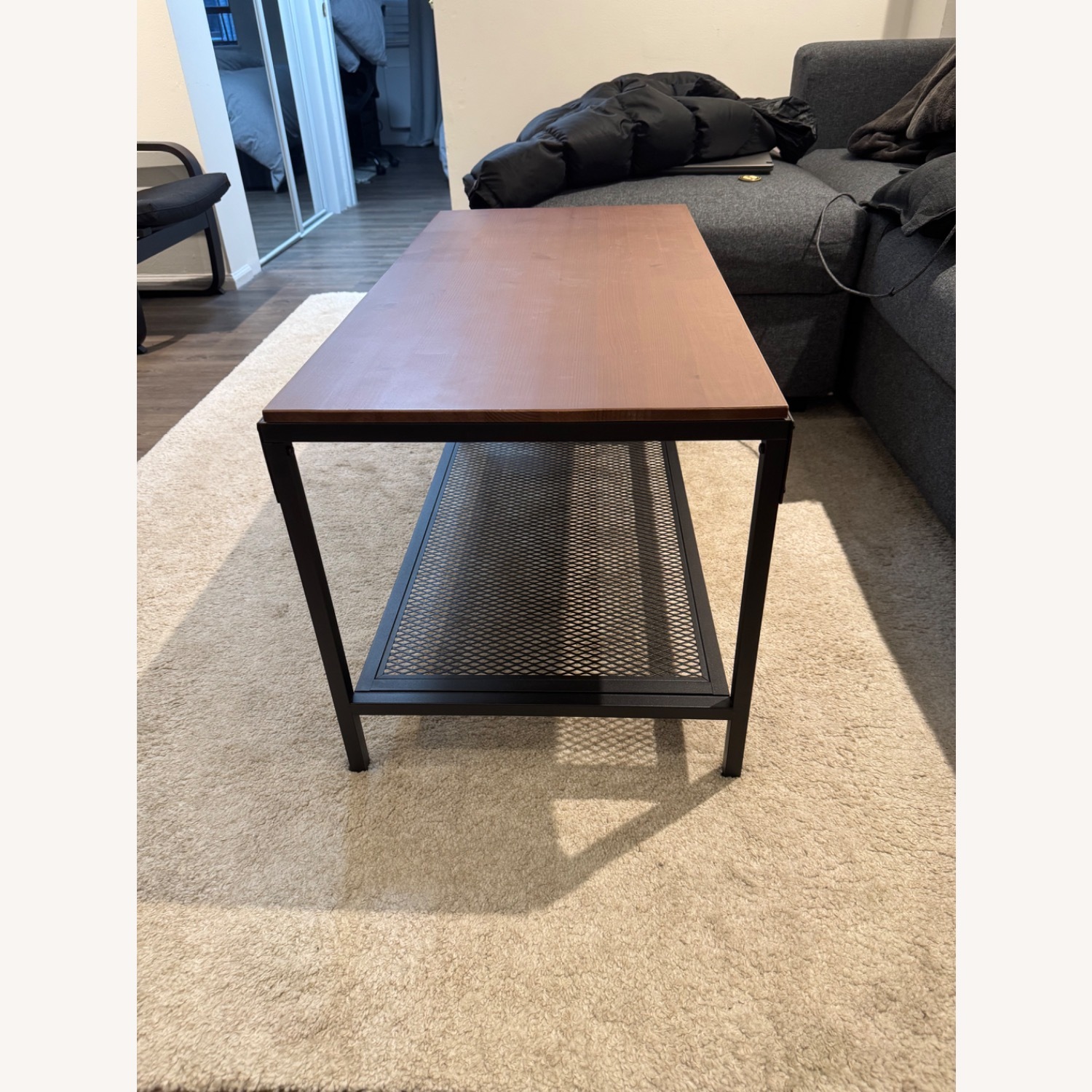 IKEA Fjallbo Dark Brown Wood Coffee Table - image-2