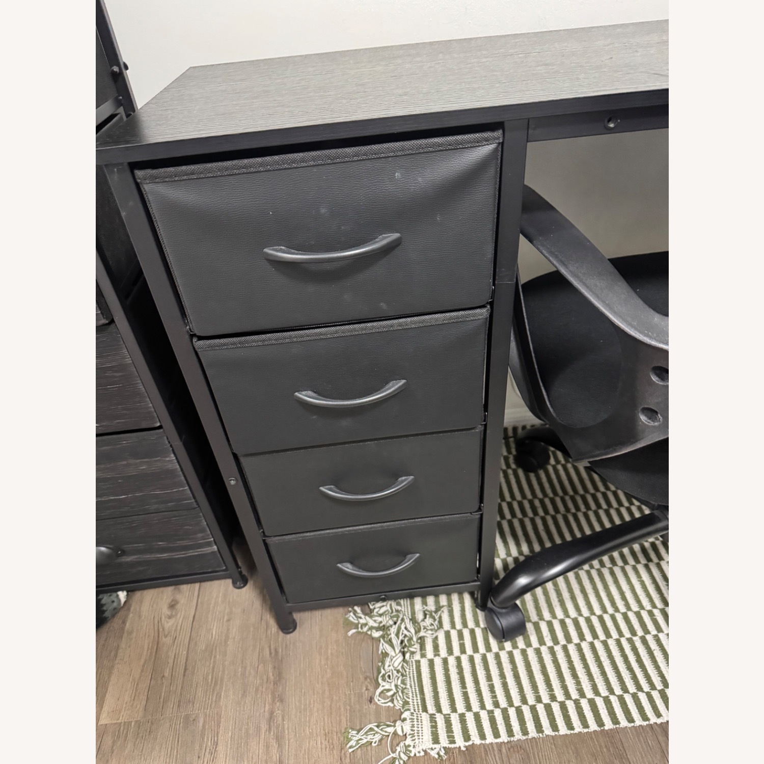 Sweetcrispy Black Wood Desk - image-2