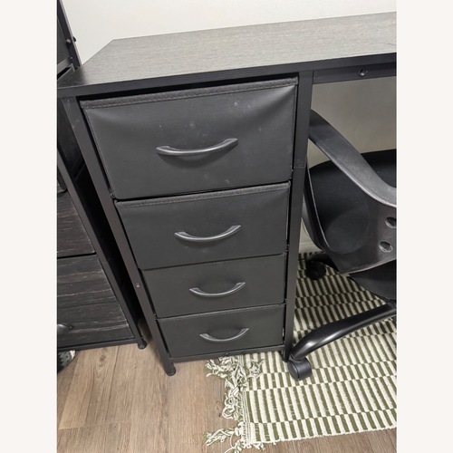 Used Sweetcrispy Black Wood Desk for sale on AptDeco