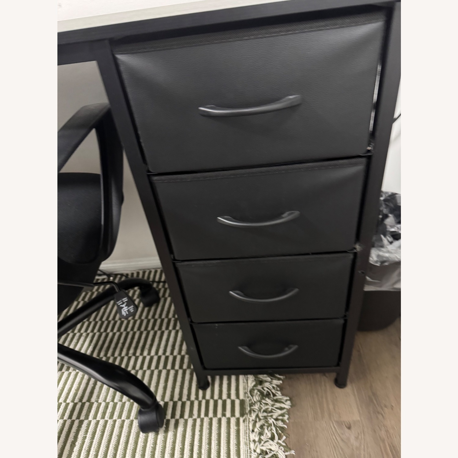 Sweetcrispy Black Wood Desk - image-3