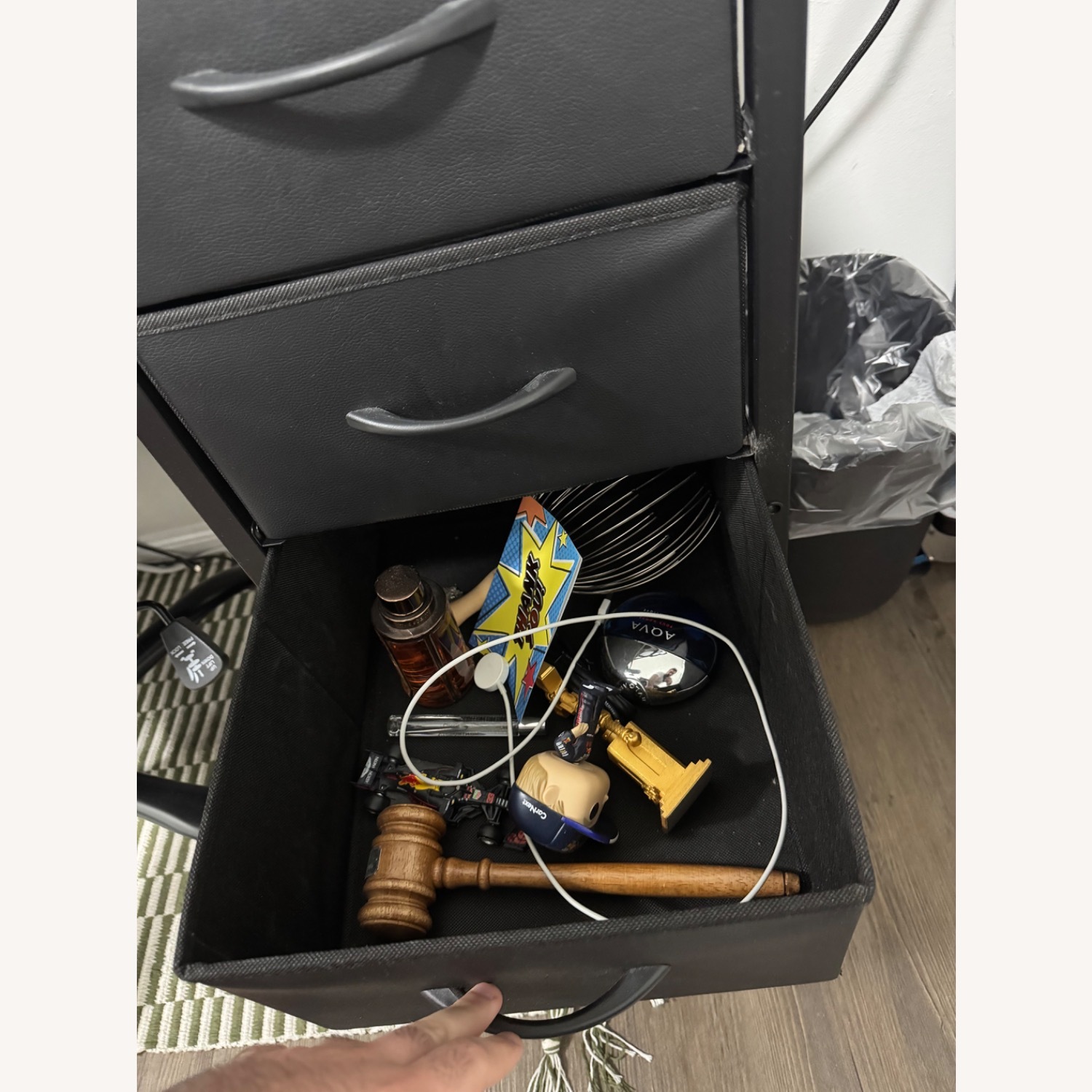 Sweetcrispy Black Wood Desk - image-4