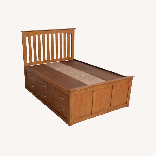Used Raymour & Flanigan King Bed for sale on AptDeco
