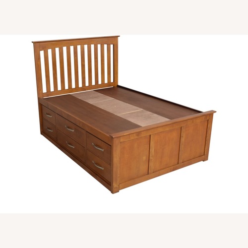 Used Raymour & Flanigan King Bed for sale on AptDeco