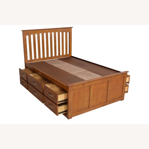 Used Raymour & Flanigan King Bed for sale on AptDeco