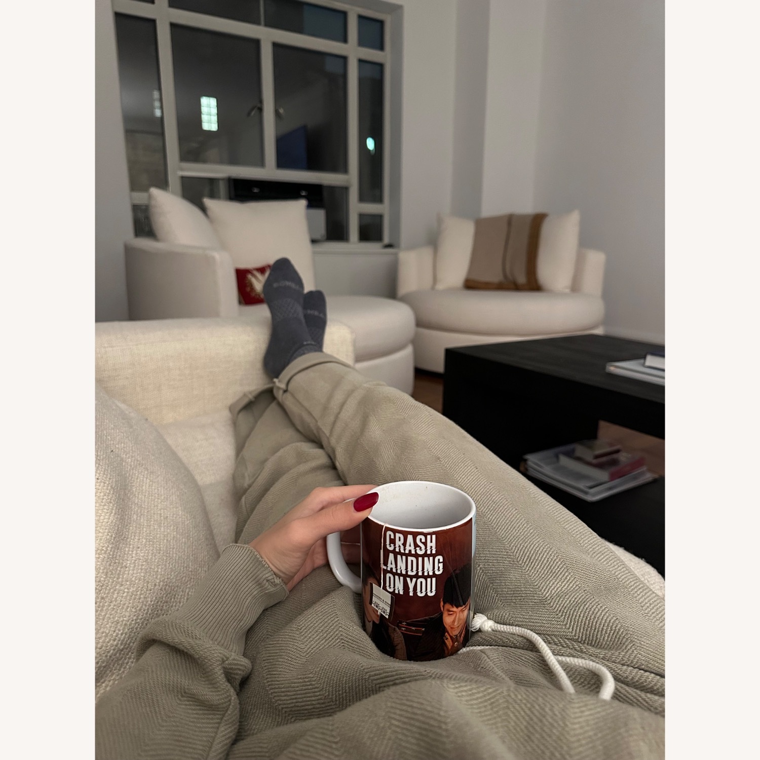 Pottery Barn Black Wood Coffee Table - image-2