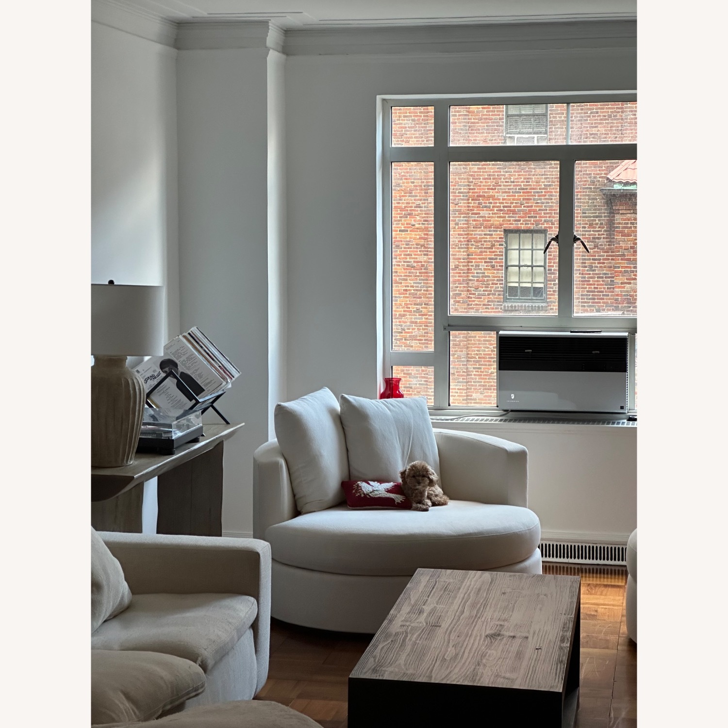 Pottery Barn Black Wood Coffee Table - image-3