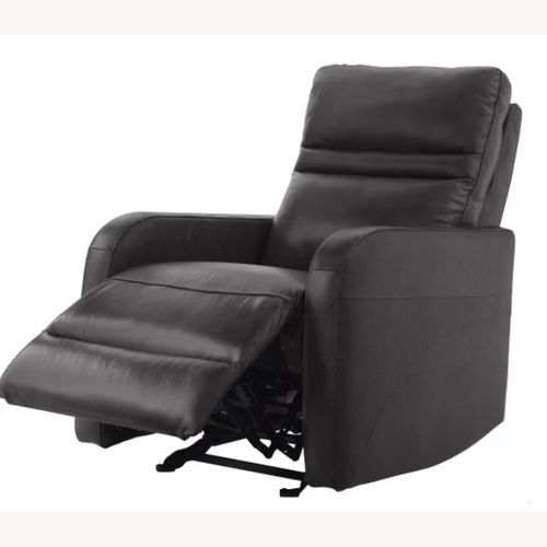 Used Aldryn Leather Power Glider Recliner for sale on AptDeco