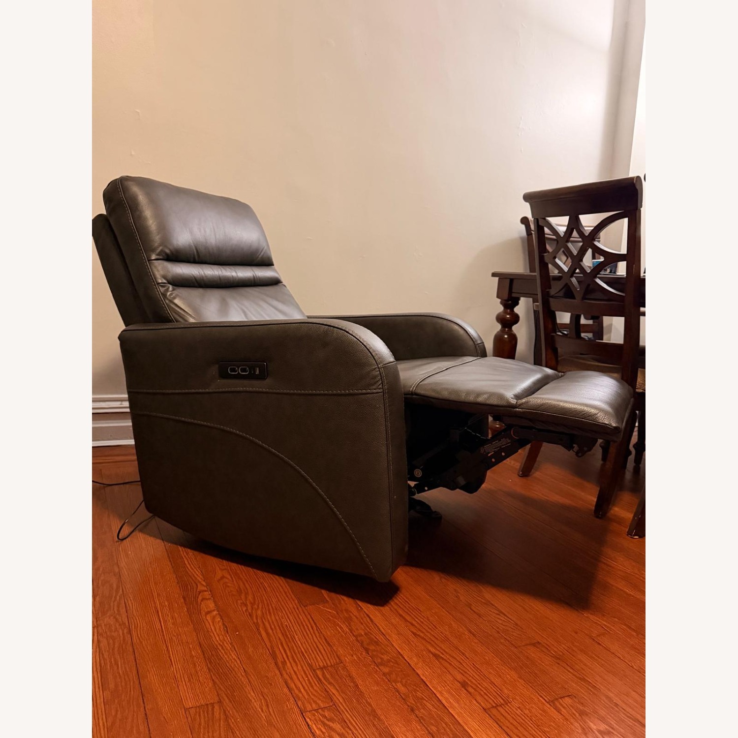 Aldryn Leather Power Glider Recliner - image-5