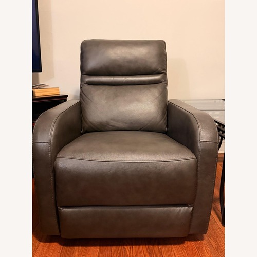 Used Aldryn Leather Power Glider Recliner for sale on AptDeco