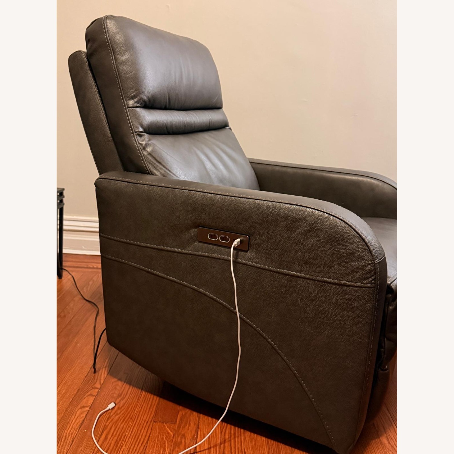 Aldryn Leather Power Glider Recliner - image-6