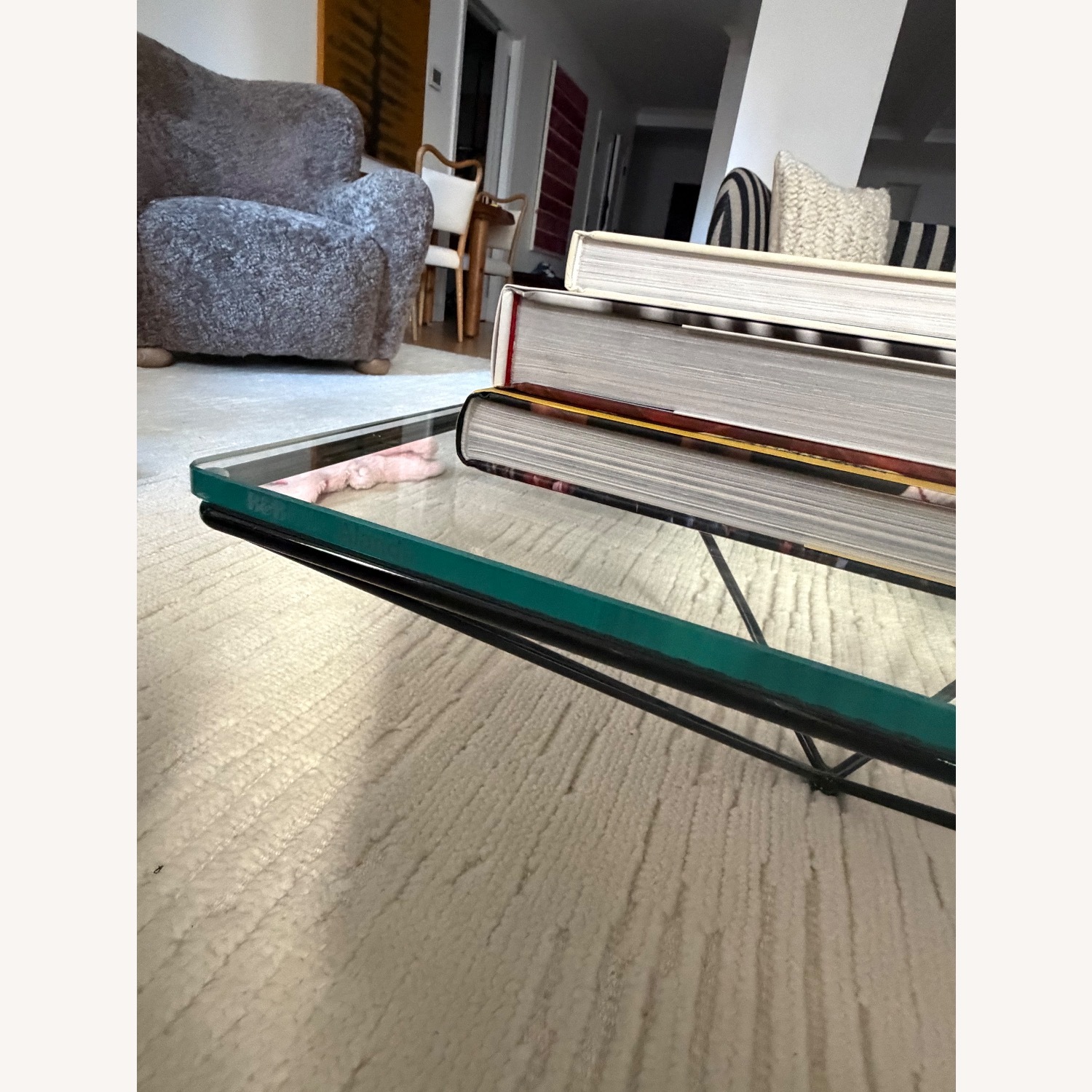 B&B Italia Alanda Glass and Steel Coffee Table - image-4