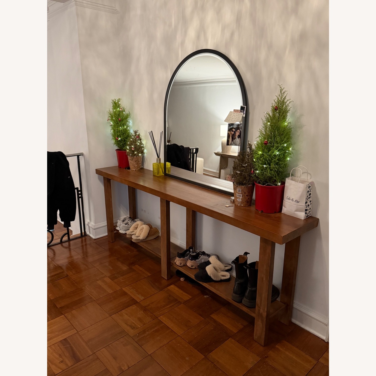 Pottery Barn Reed Grand Console Table 84" - image-2