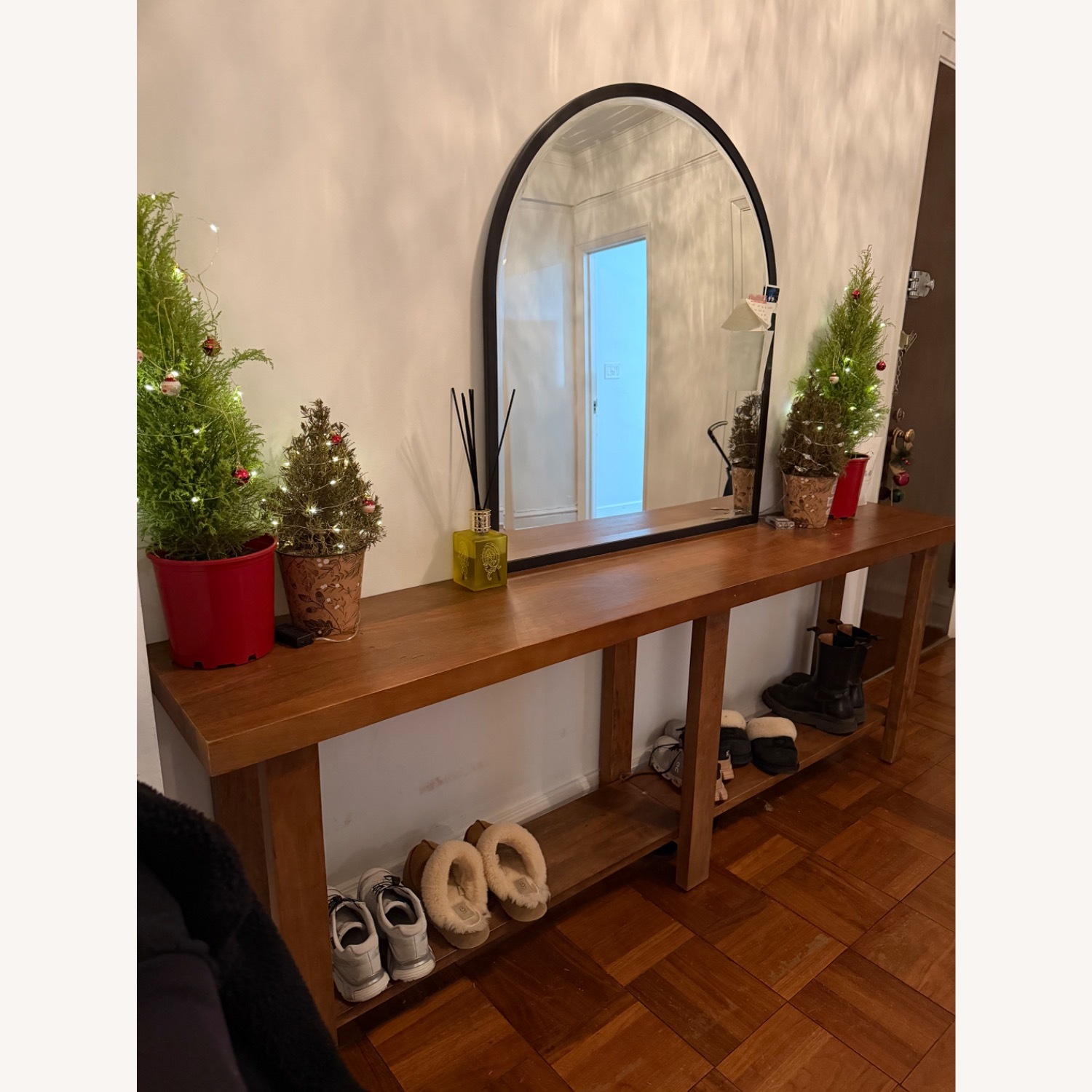 Pottery Barn Reed Grand Console Table 84" - image-3