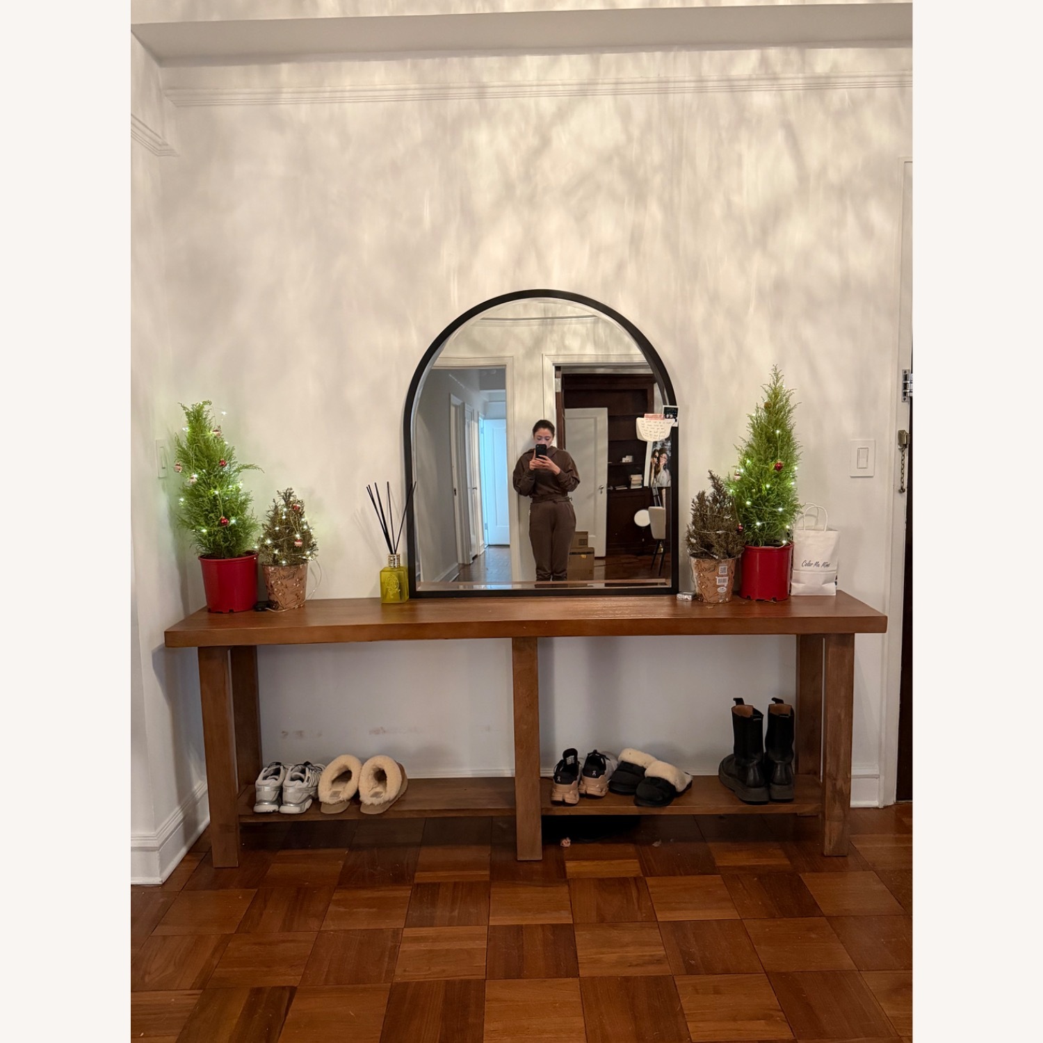 Pottery Barn Reed Grand Console Table 84" - image-1