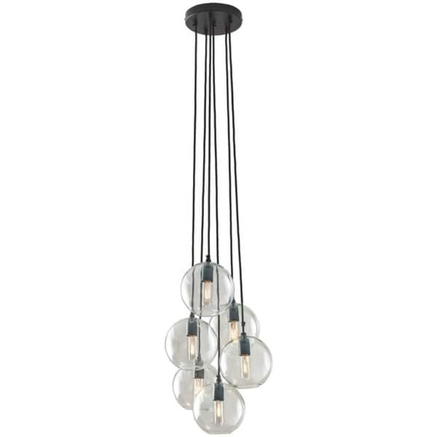 Signature Design Sybil Glass Ceiling Lamp - image-0