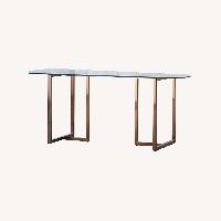 CB2 Silverado Glass Dining Table