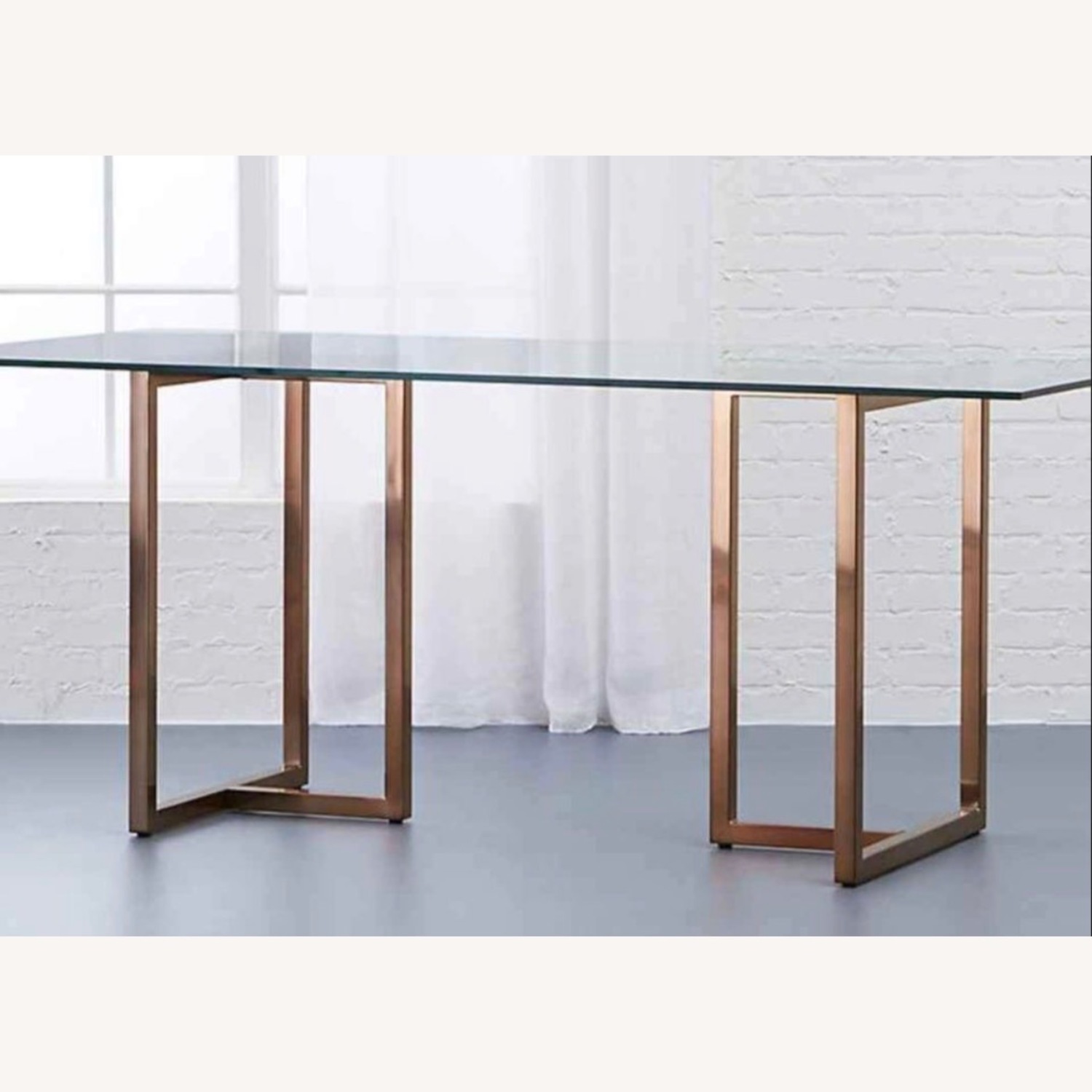 CB2 Silverado Glass Dining Table  - image-0