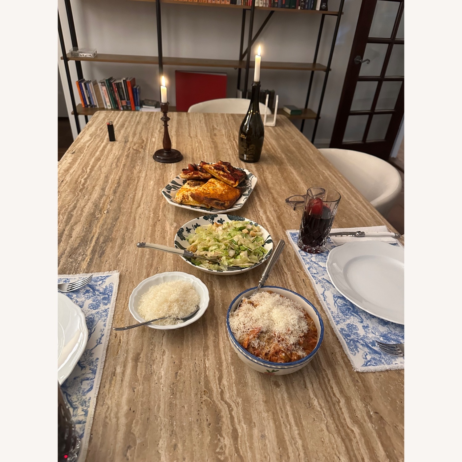 Travertine Falls Rectangular Table  - image-3