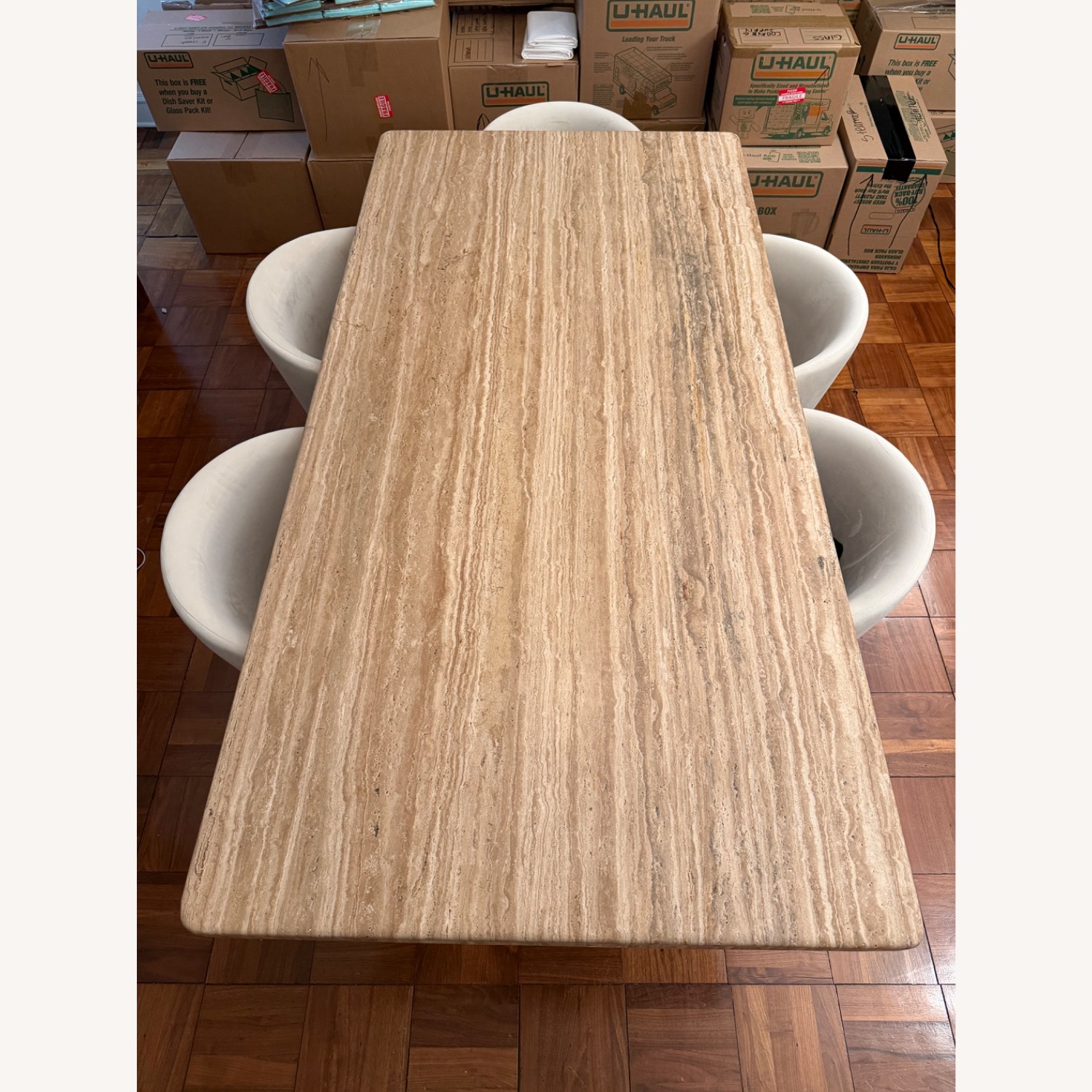 Travertine Falls Rectangular Table  - image-2