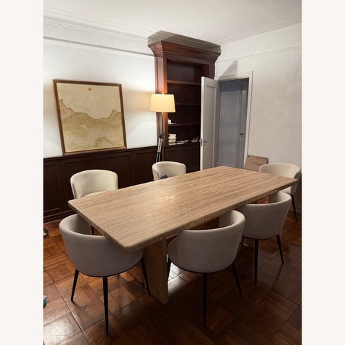 Used Travertine Falls Rectangular Table  for sale on AptDeco