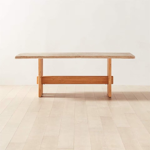 Used Travertine Falls Rectangular Table  for sale on AptDeco