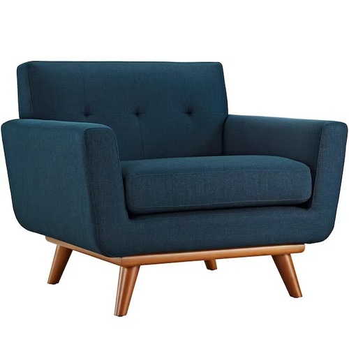 Used Modway Blue Fabric Armchair for sale on AptDeco