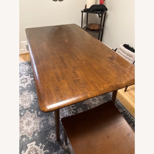 Used West Elm Lena Dining Table Set for sale on AptDeco