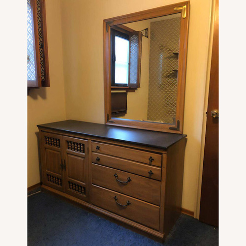 Used Vintage Dresser with Mirror for sale on AptDeco