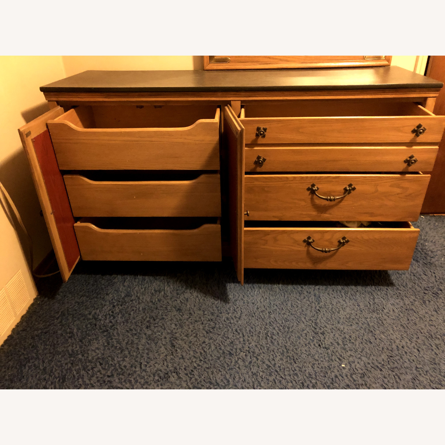 Vintage Dresser with Mirror - image-3