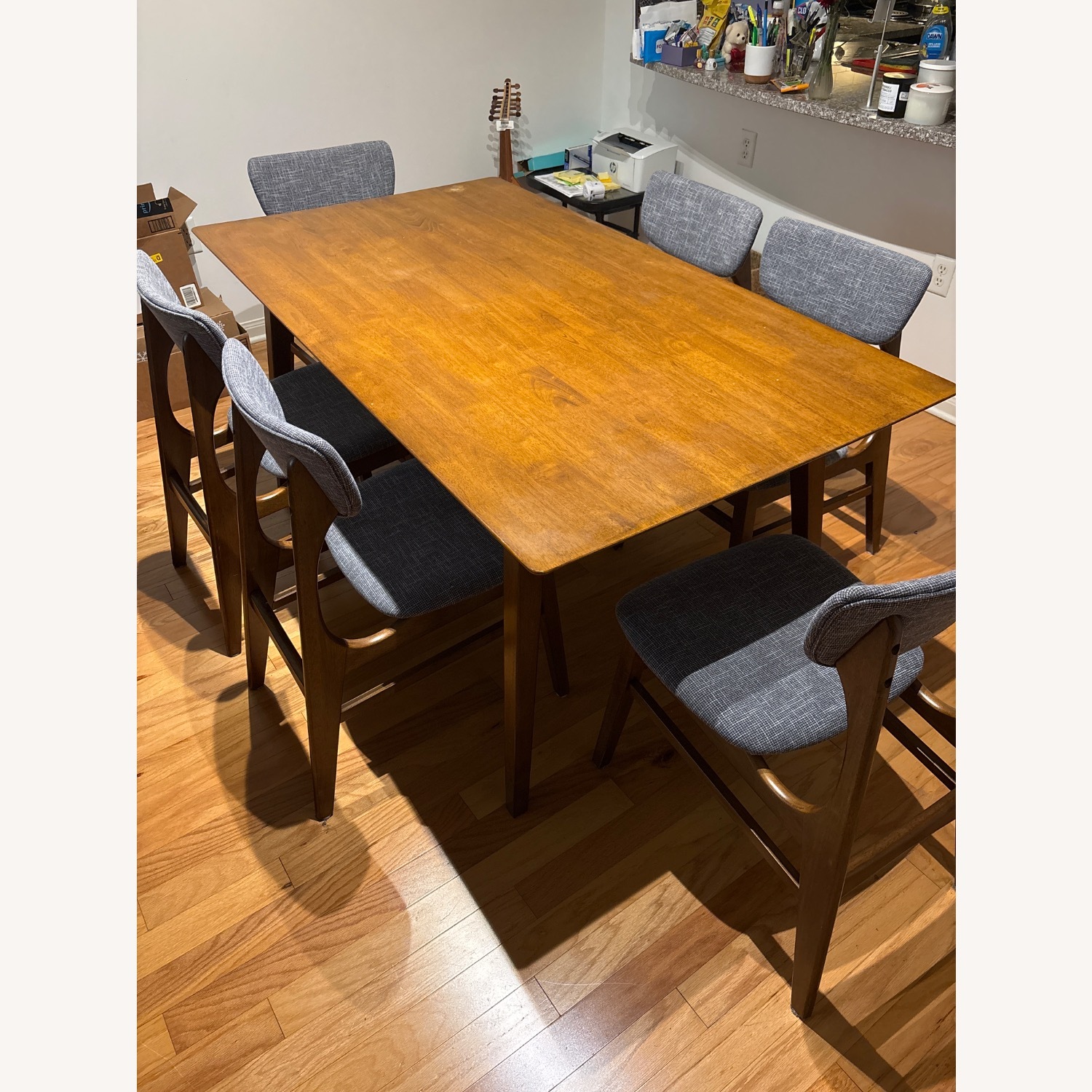 Alpine Dining Table with Colins Dining Chairs - image-7