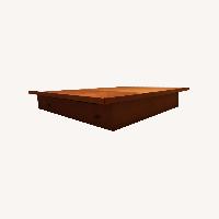 Hand Crafted King Size Platform Bed With Storage