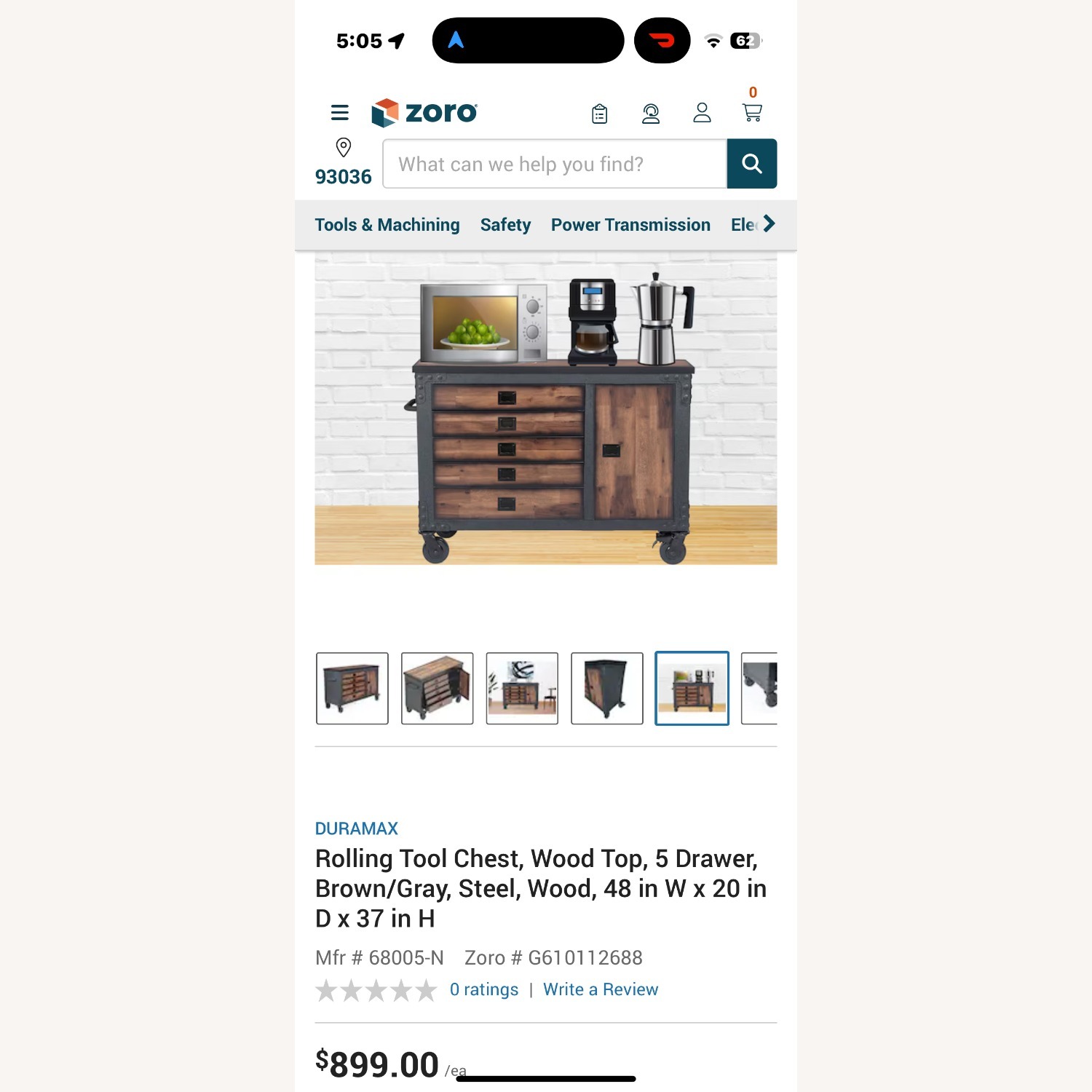 Dark Brown Wood Chest - image-2