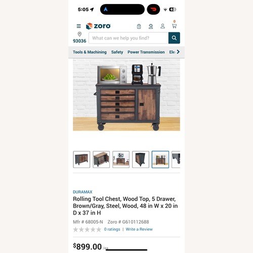 Used Dark Brown Wood Chest for sale on AptDeco