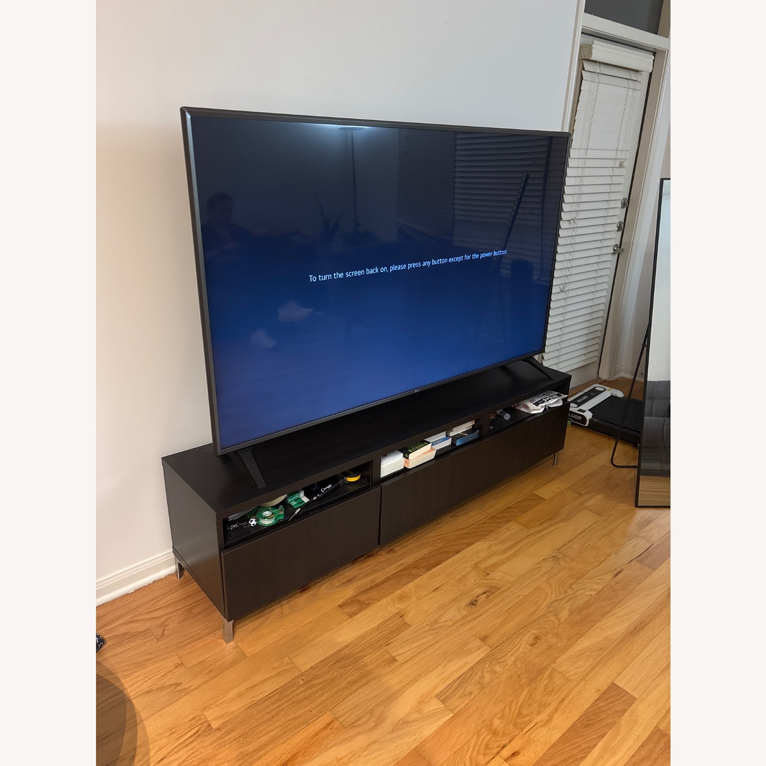 IKEA Dark Brown Wood TV Stand - image-4