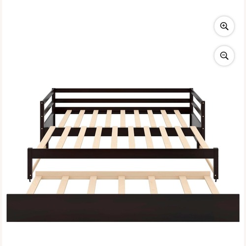 Used Dark Brown Wood Daybed for sale on AptDeco