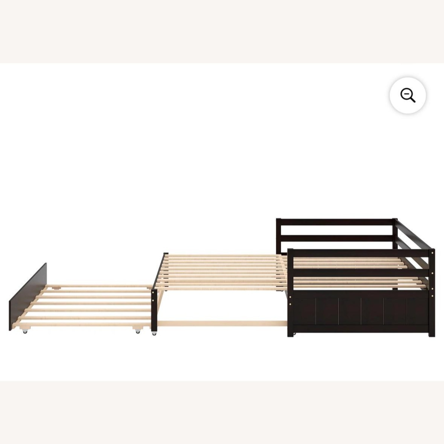 Dark Brown Wood Daybed - image-8