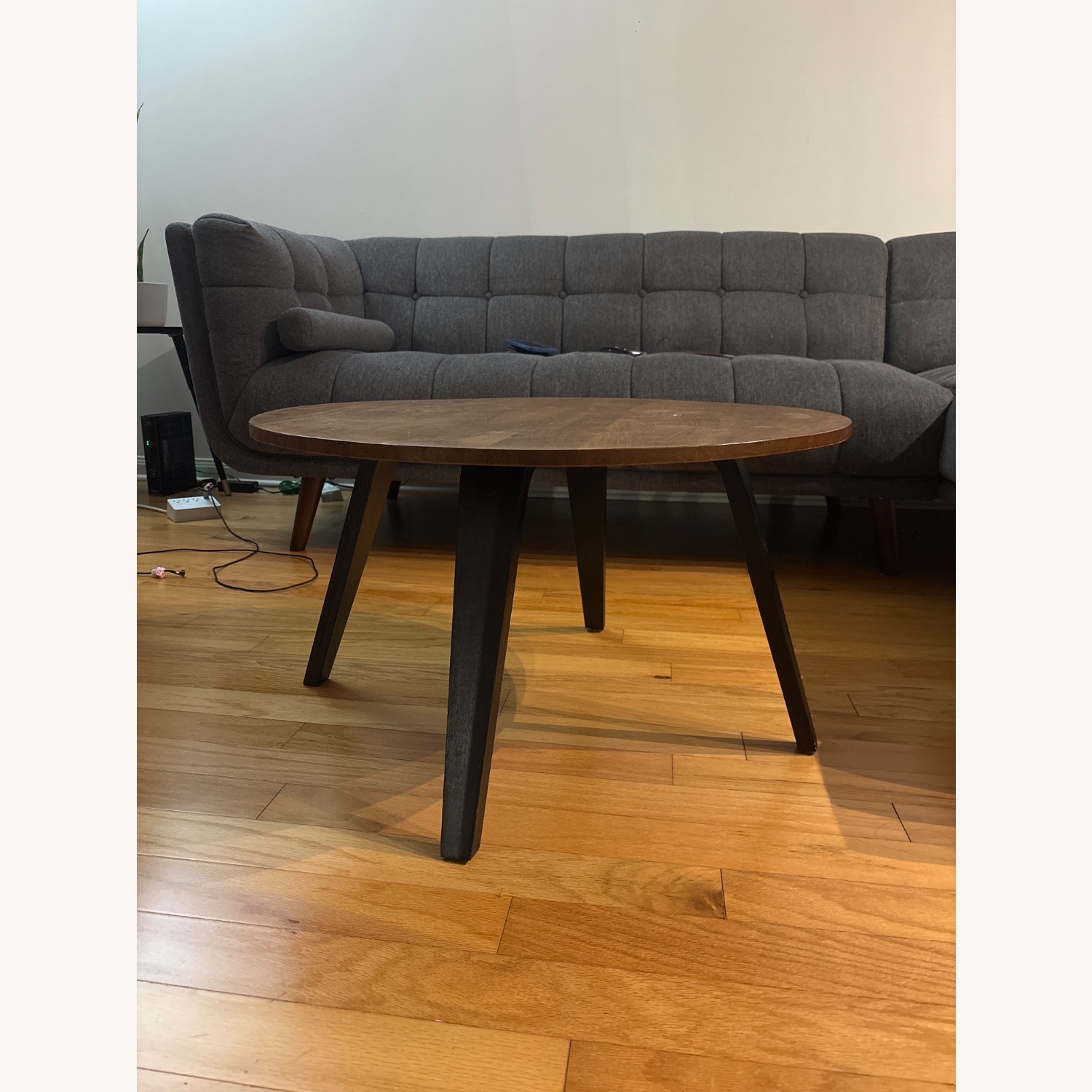 Williams Sonoma Light Brown Wood Coffee Table - image-2