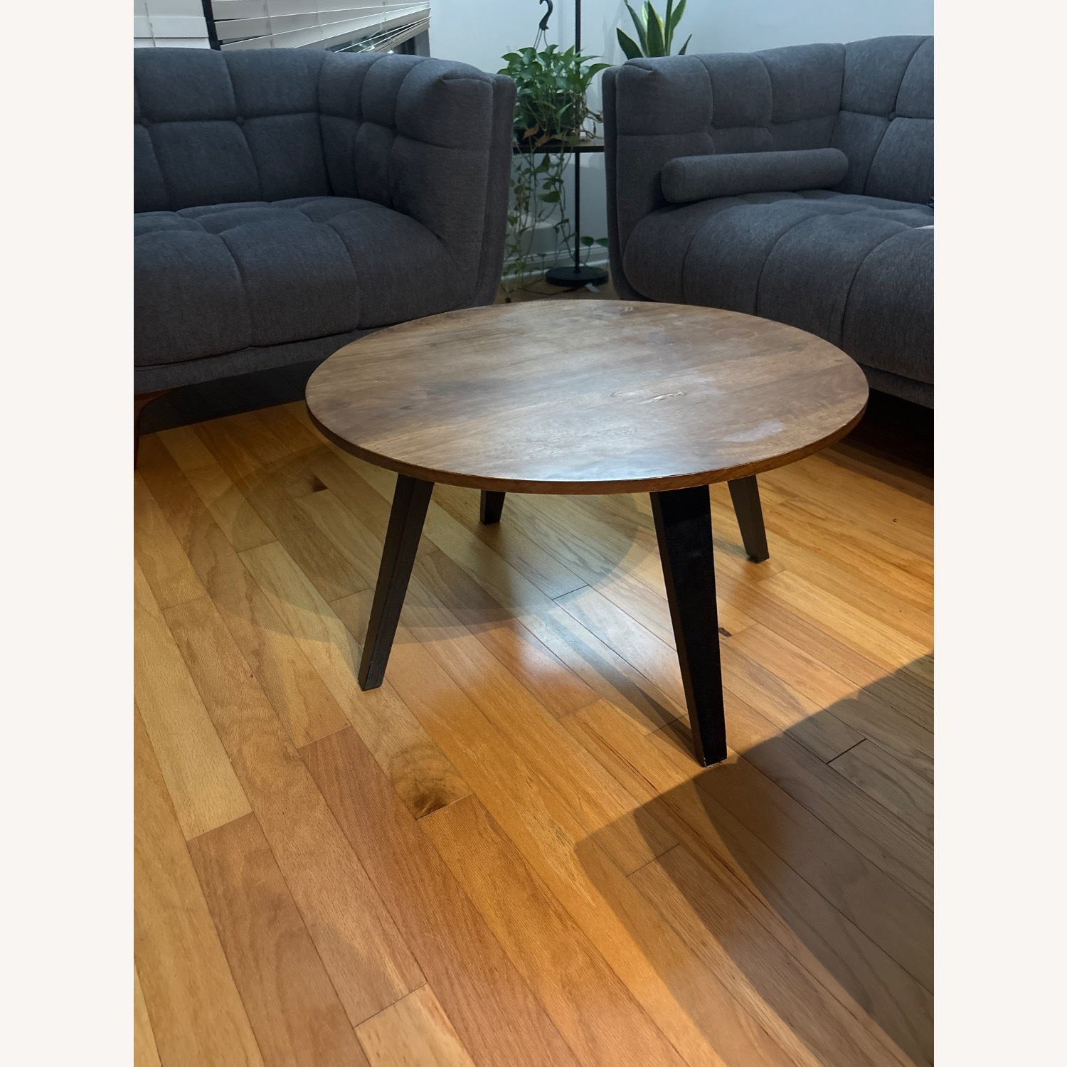 Williams Sonoma Light Brown Wood Coffee Table - image-0