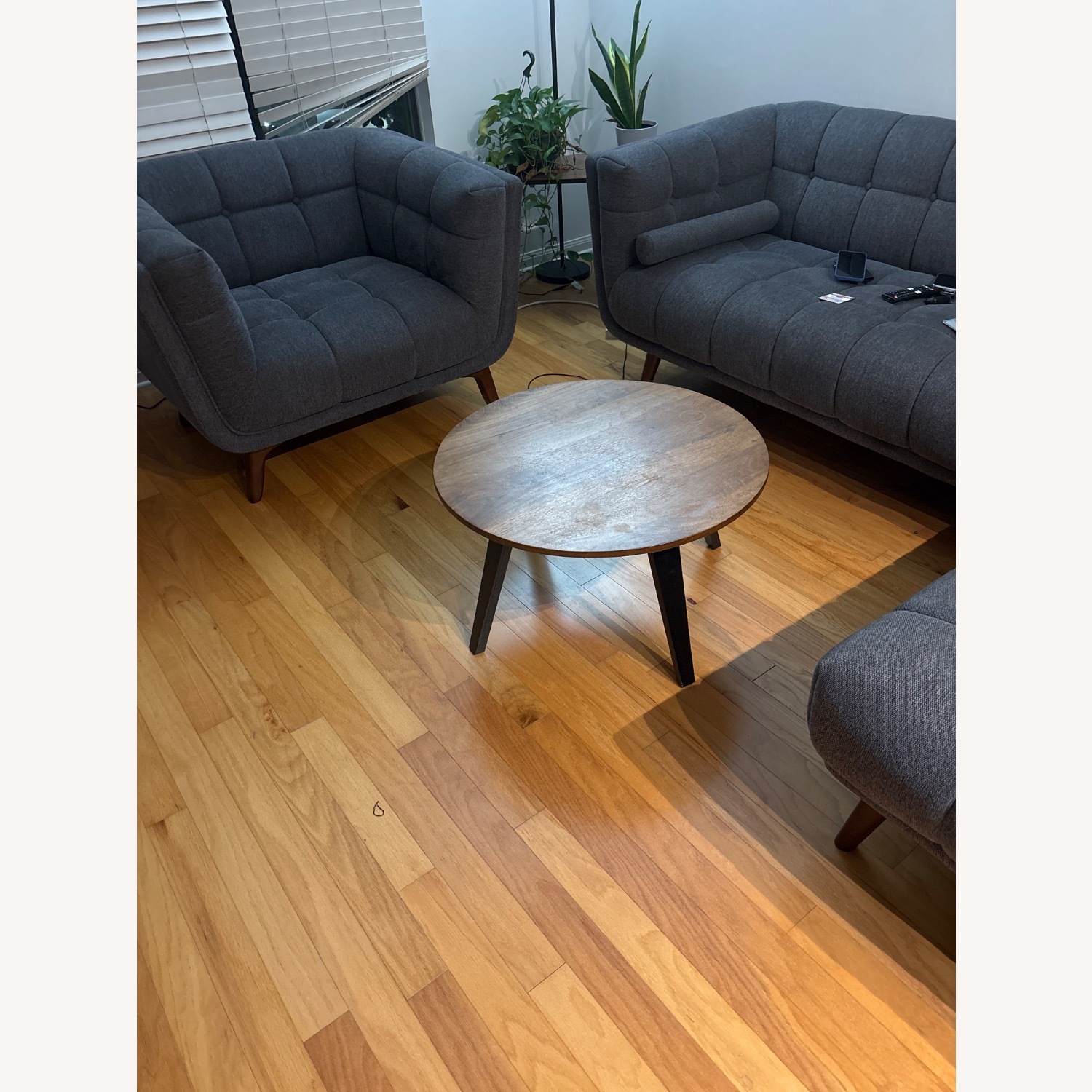 Williams Sonoma Light Brown Wood Coffee Table - image-1