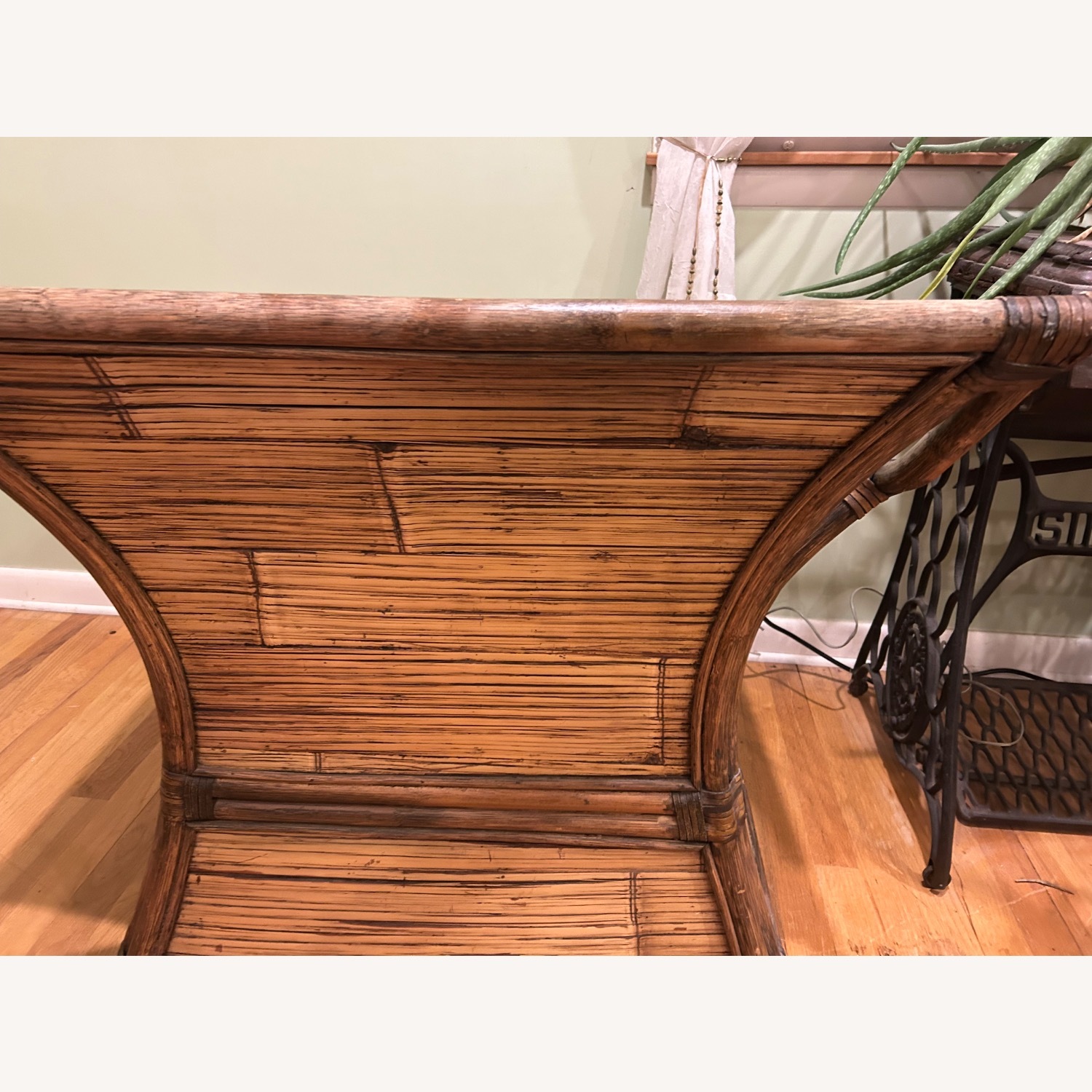 Natural Rattan Armchair - image-5