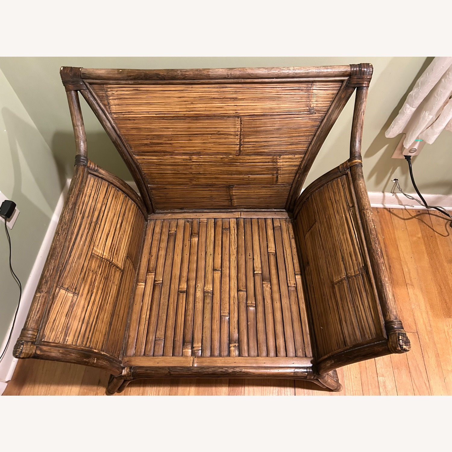 Natural Rattan Armchair - image-6